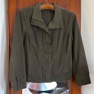 Coldwater Creek dark green jacket. Petite small (6-8)